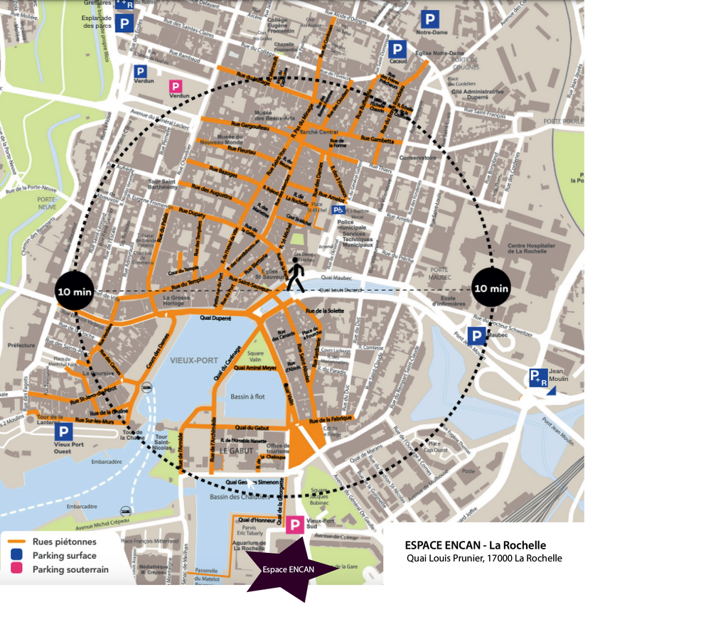 PLAN ROCHELLE à pied